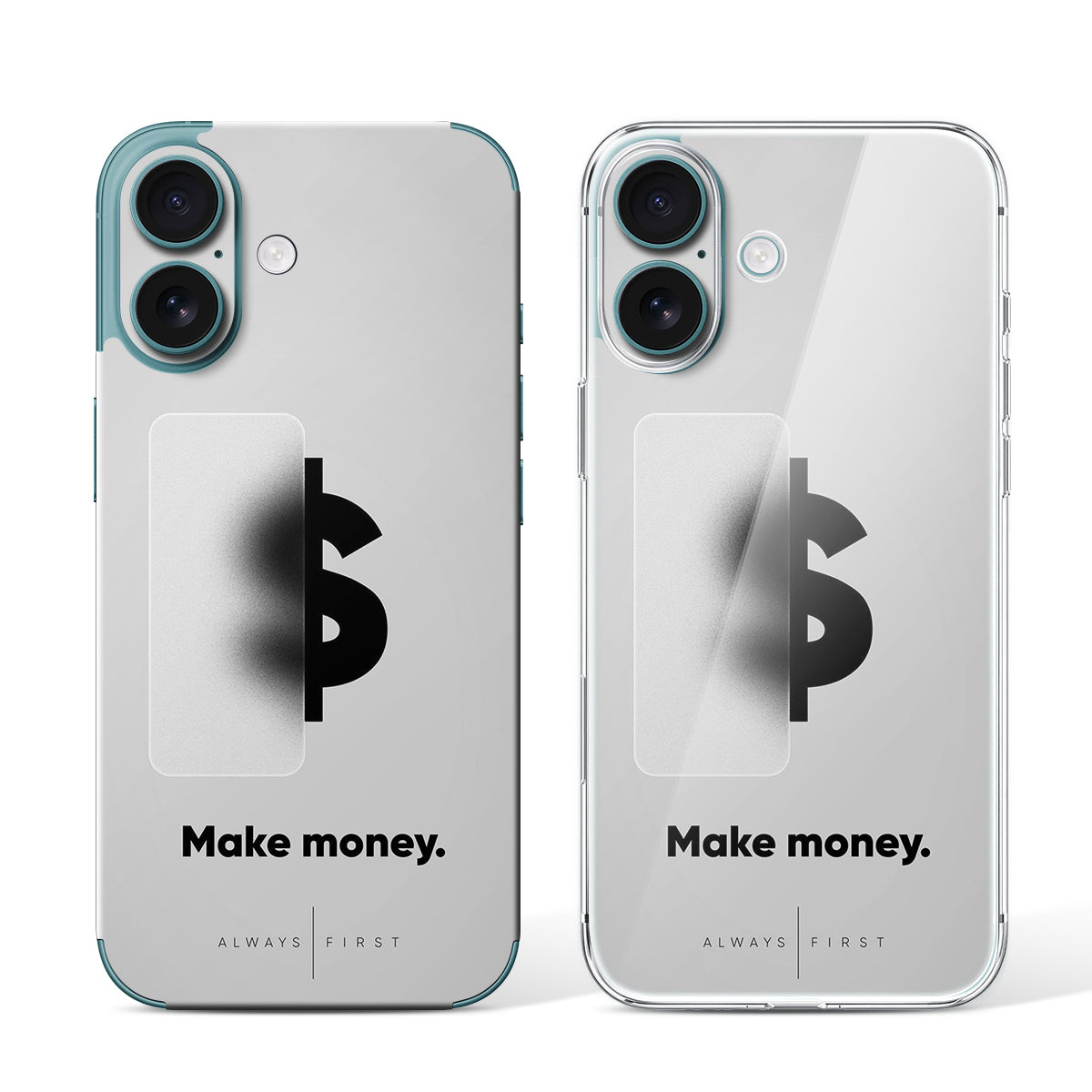 
Phone Skin for iPhone 16 Teal — Design 51