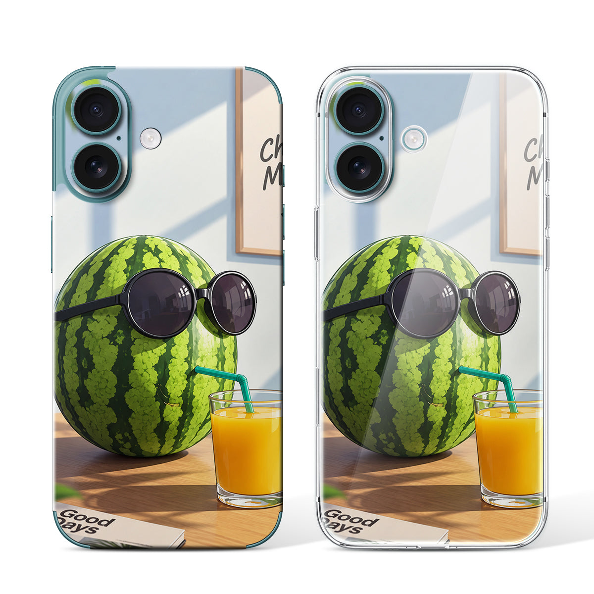 
Phone Skin for iPhone 16 Teal — Design 63