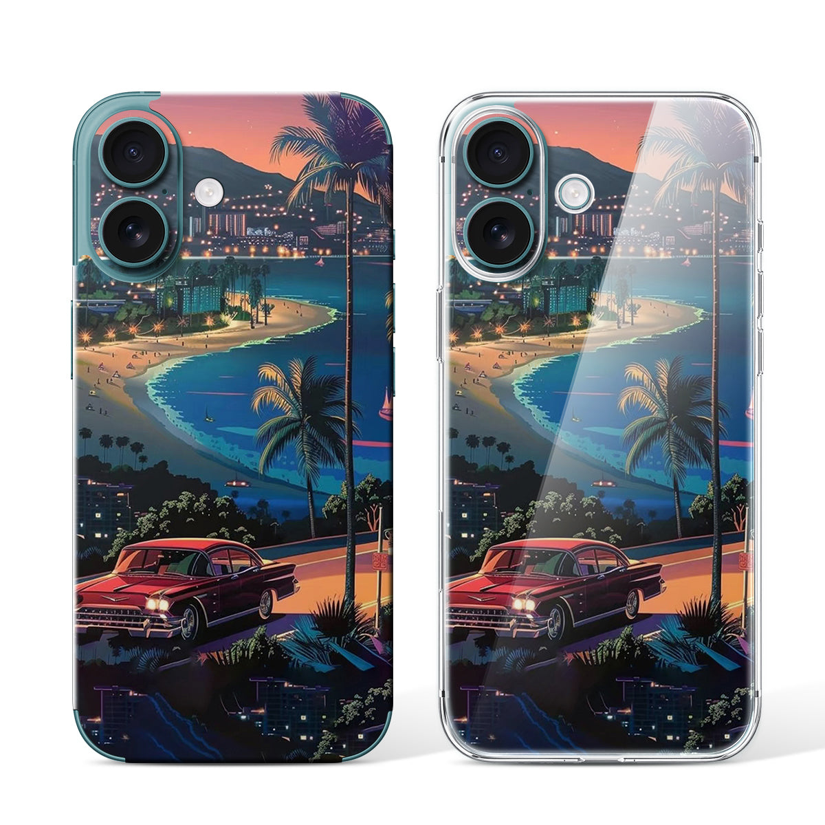 
Phone Skin for iPhone 16 Teal — Design 65
