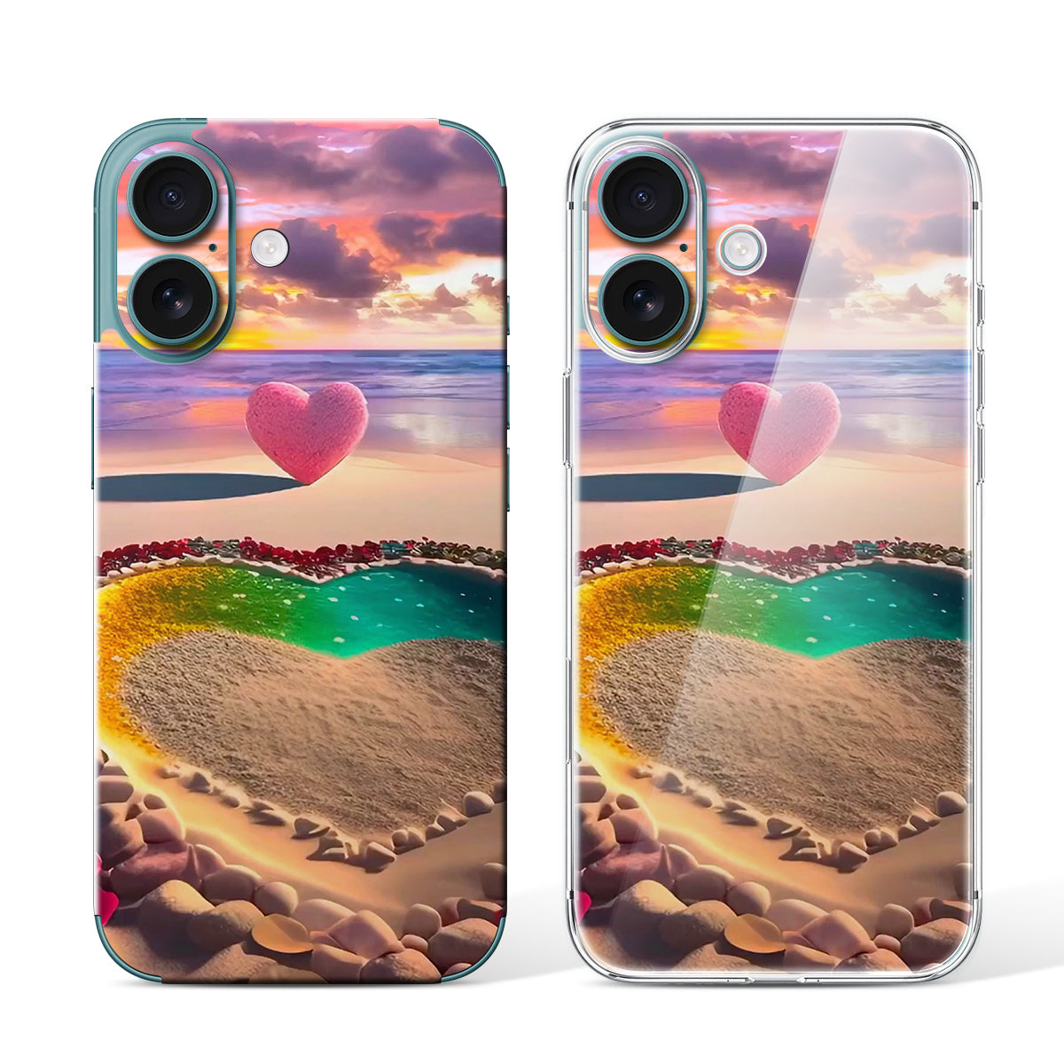 
Phone Skin for iPhone 16 Teal — Design 71