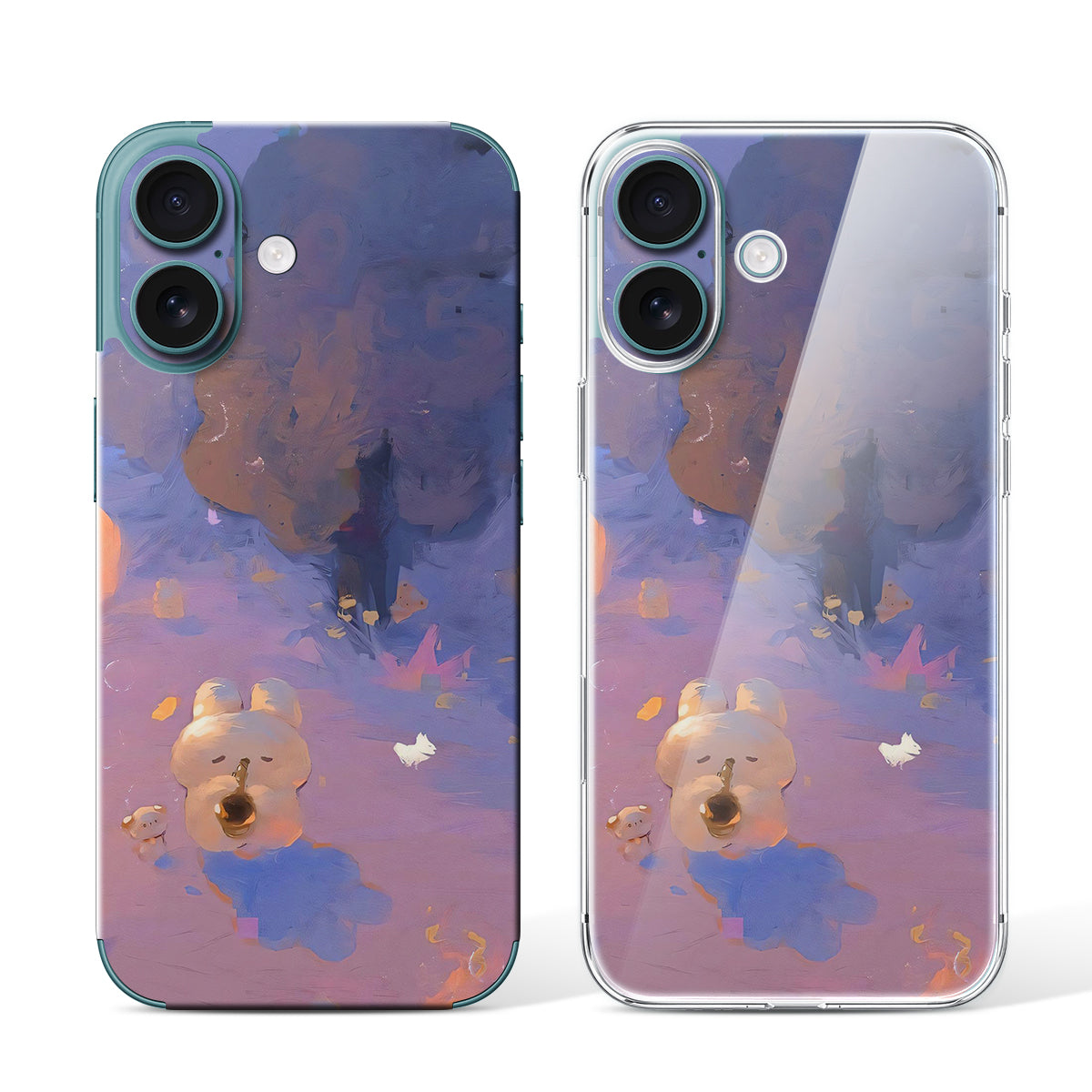 
Phone Skin for iPhone 16 Teal — Design 73
