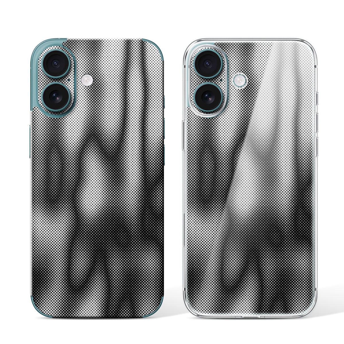 
Phone Skin for iPhone 16 Teal — Design 115