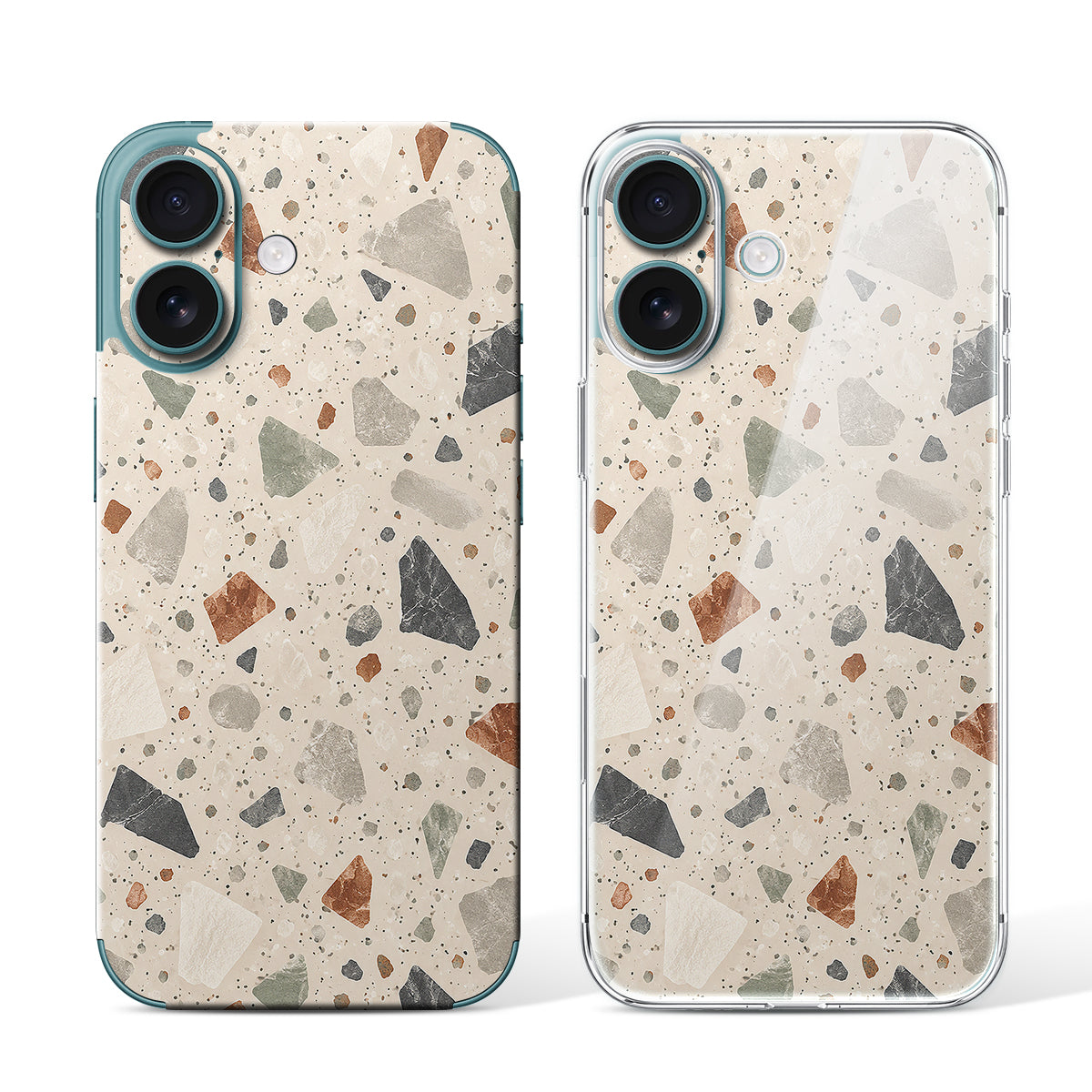 
Phone Skin for iPhone 16 Teal — Design 117