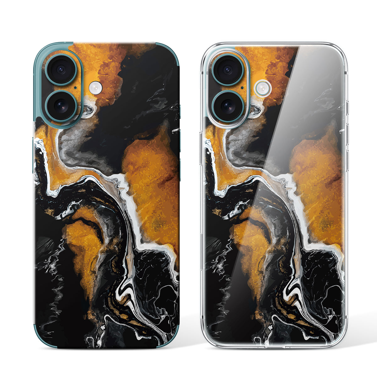 
Phone Skin for iPhone 16 Teal — Design 86