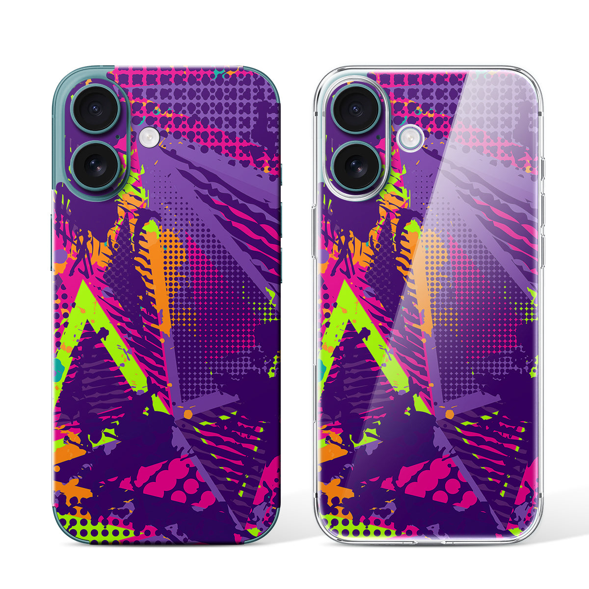 
Phone Skin for iPhone 16 Teal — Design 97