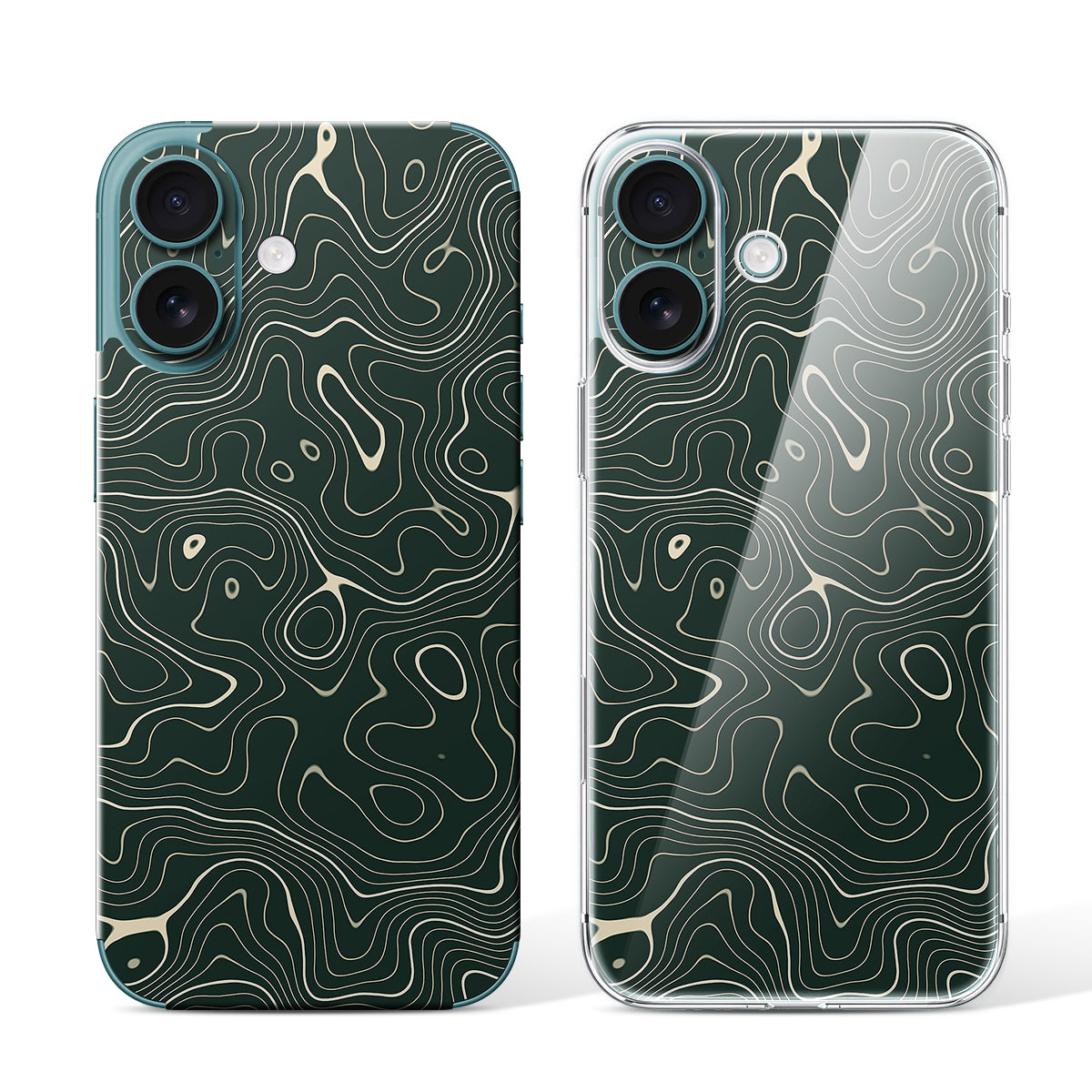 
Phone Skin for iPhone 16 Teal — Design 98