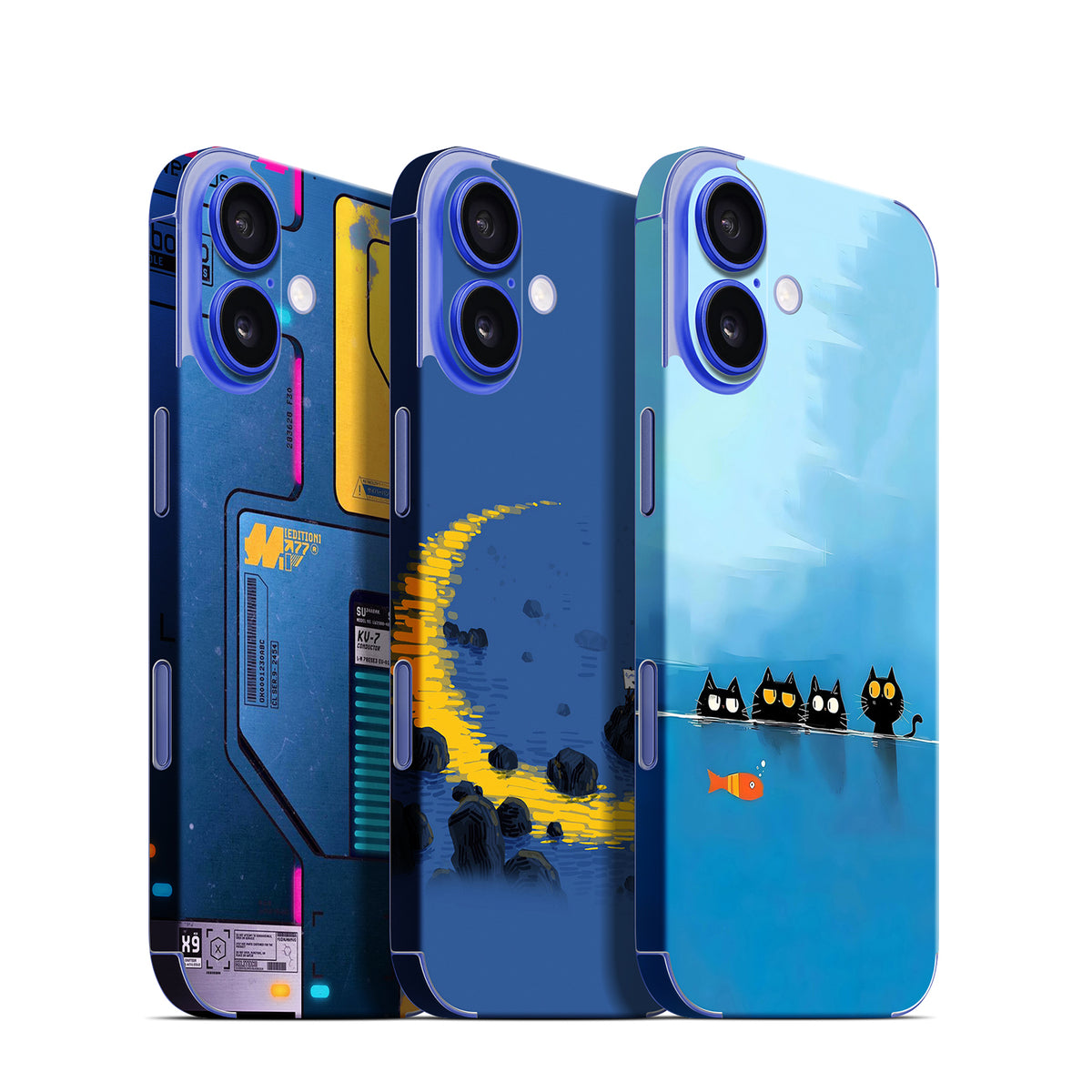 Phone Skin for iPhone 16 Ultramarine — product view 1