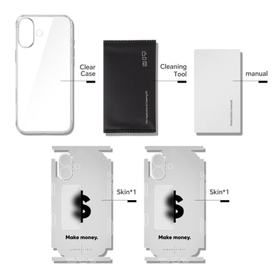 Phone Skin for iPhone 16 White — product view 9