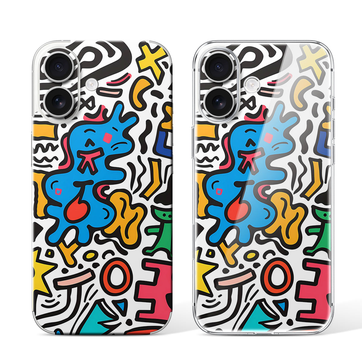 
Phone Skin for iPhone 16 White — Design 17