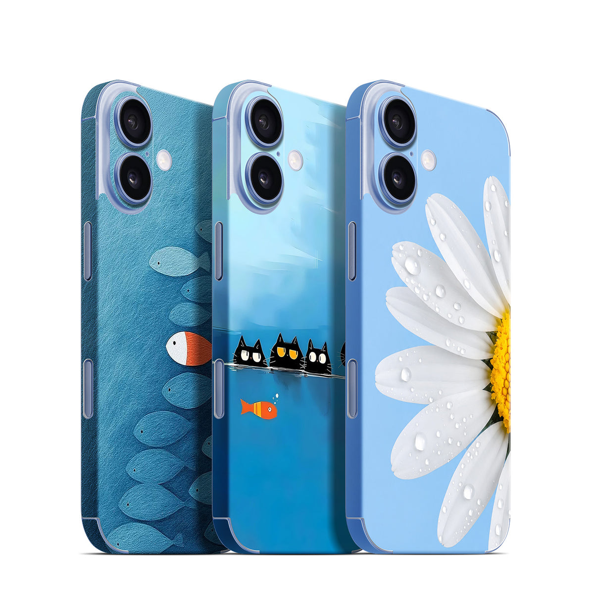 Phone Skin for iPhone 17 Mist Blue — product view 1