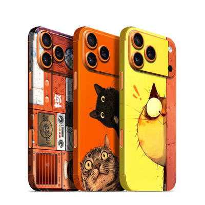 Phone Skin for iPhone 17 Pro and iPhone 17 Pro Max — Cosmic Orange — product view 1