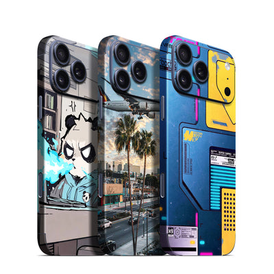 Phone Skin for iPhone 17 Pro and iPhone 17 Pro Max — Deep Blue — product view 1
