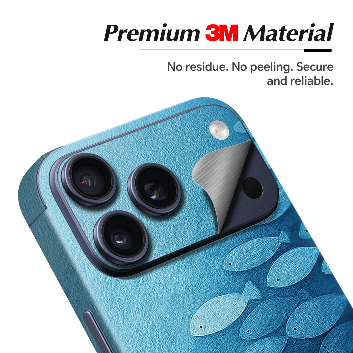 Phone Skin for iPhone 17 Pro and iPhone 17 Pro Max — Deep Blue — product view 2