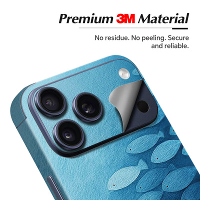 Phone Skin for iPhone 17 Pro and iPhone 17 Pro Max — Deep Blue — product view 2