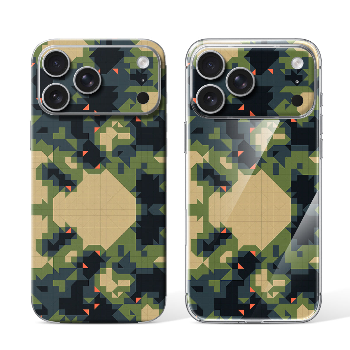 
Phone Skin for iPhone 17 Pro Silver — Design 100
