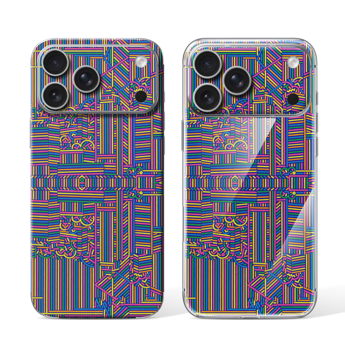 
Phone Skin for iPhone 17 Pro Silver — Design 87