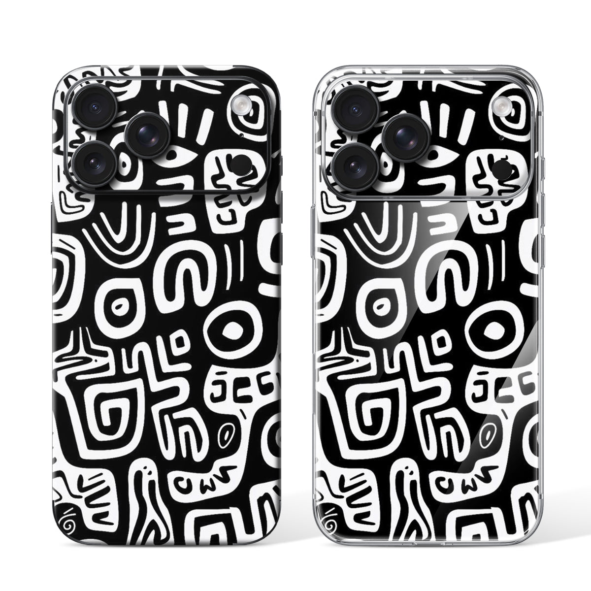 
Phone Skin for iPhone 18 Pro Black — Design 20