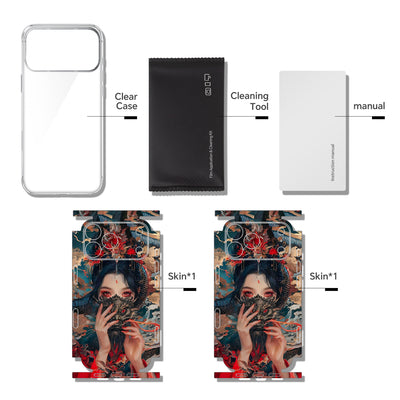 Phone Skin for iPhone 18 Pro and iPhone 18 Pro Max — Burgundy — product view 9