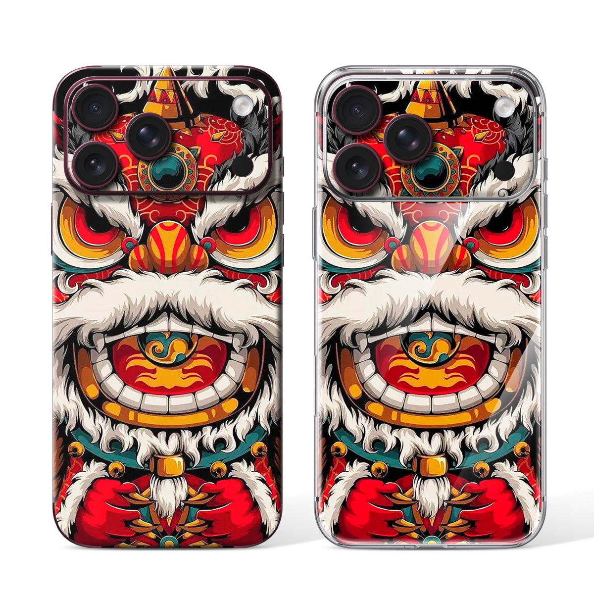 
Phone Skin for iPhone 18 Pro Max Burgundy — Design 5