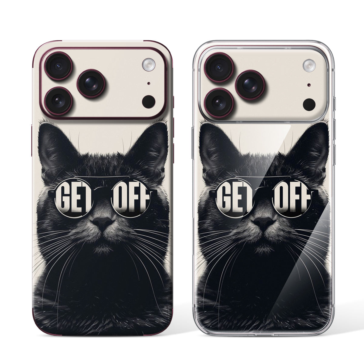 
Phone Skin for iPhone 18 Pro Max Burgundy — Design 19