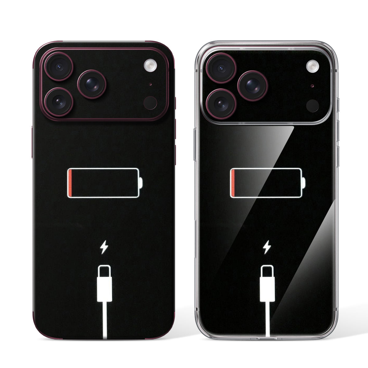 
Phone Skin for iPhone 18 Pro Max Burgundy — Design 37