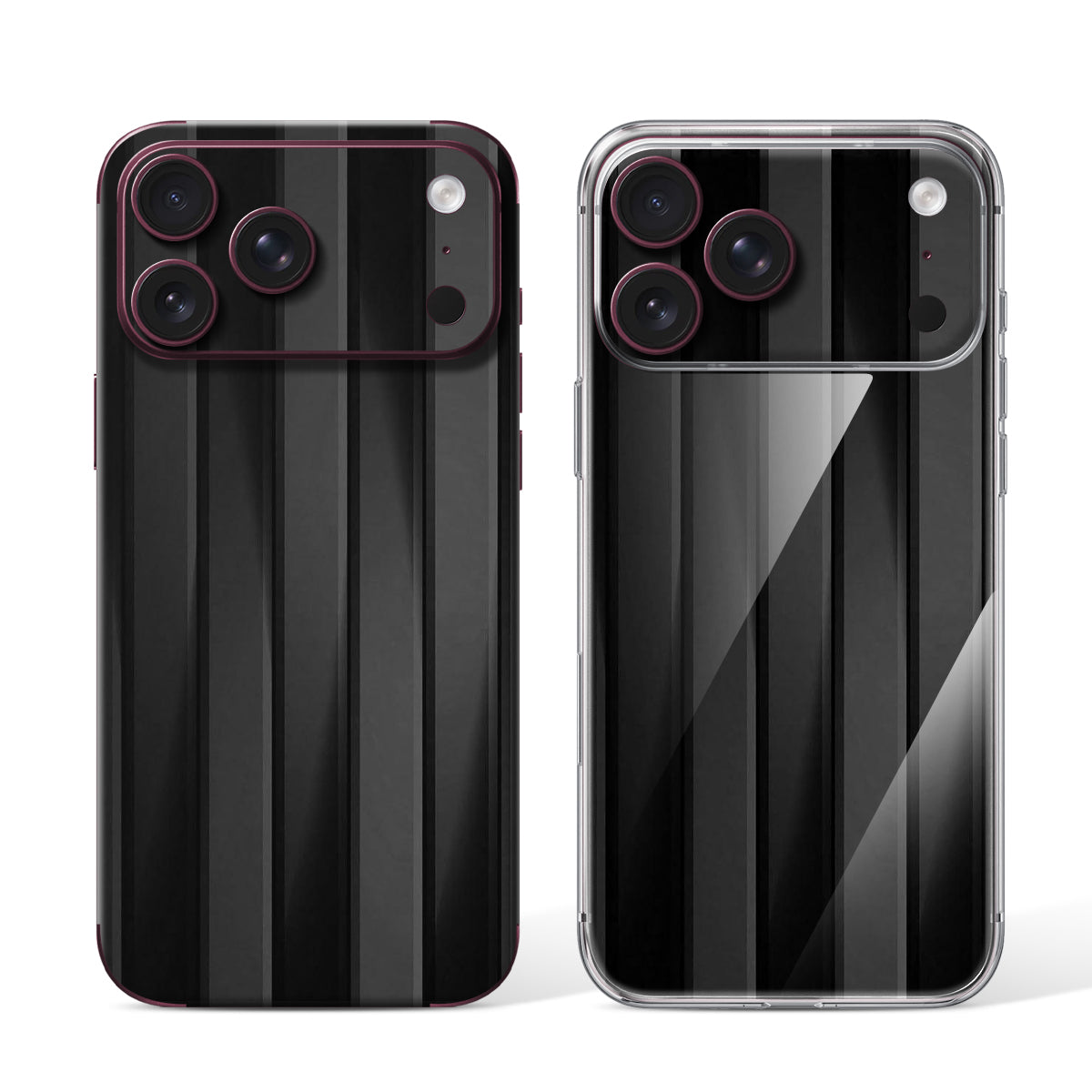 
Phone Skin for iPhone 18 Pro Max Burgundy — Design 105