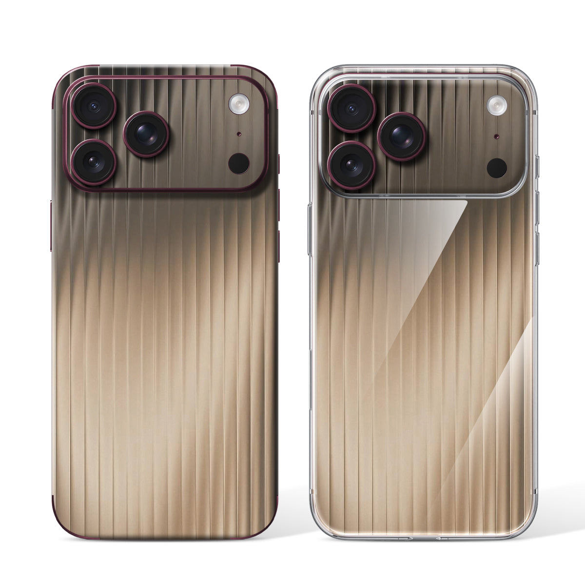 
Phone Skin for iPhone 18 Pro Max Burgundy — Design 106