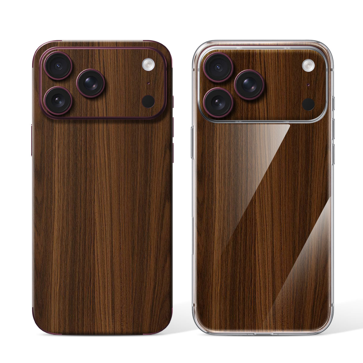 
Phone Skin for iPhone 18 Pro Max Burgundy — Design 110