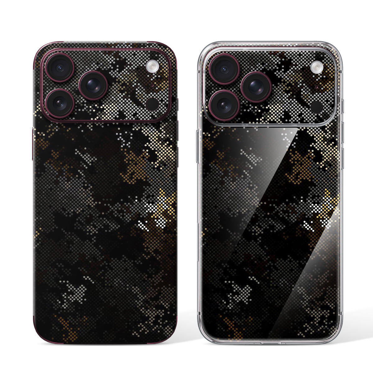 
Phone Skin for iPhone 18 Pro Max Burgundy — Design 116