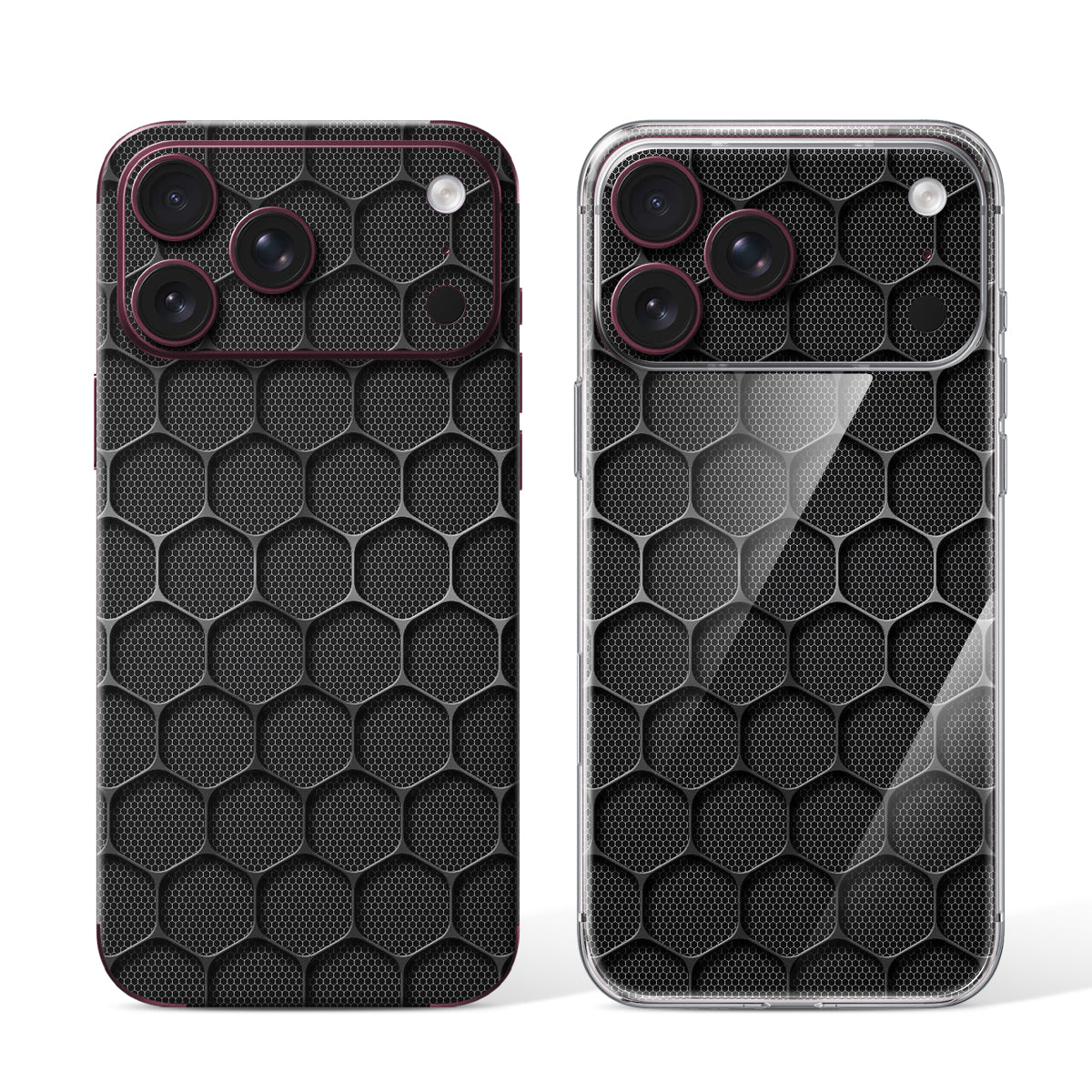
Phone Skin for iPhone 18 Pro Max Burgundy — Design 119