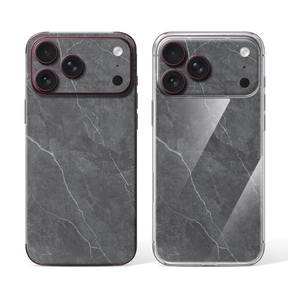
Phone Skin for iPhone 18 Pro Max Burgundy — Design 126