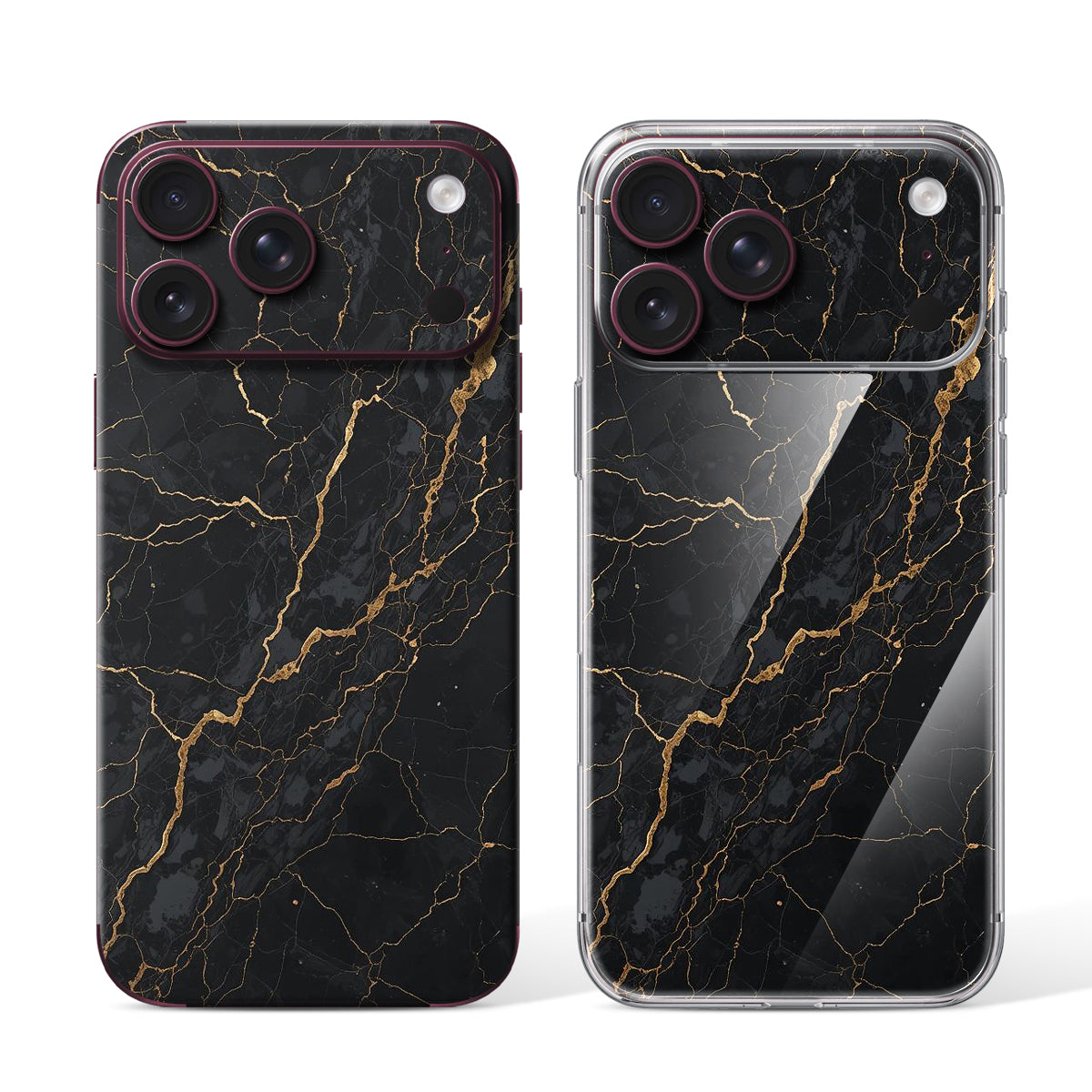 
Phone Skin for iPhone 18 Pro Max Burgundy — Design 130