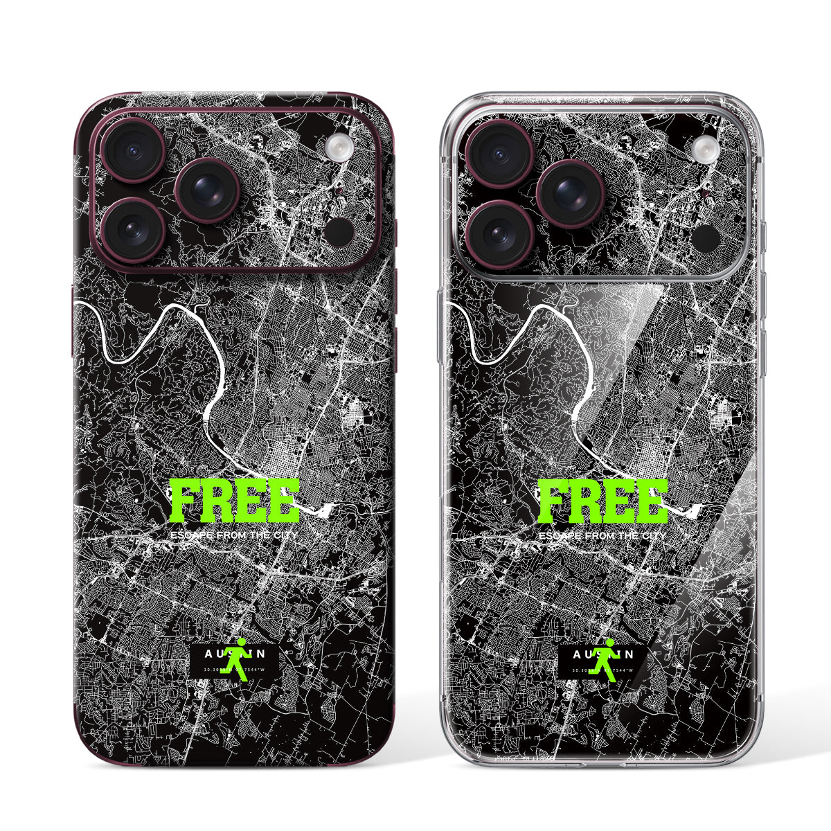 
Phone Skin for iPhone 18 Pro Max Burgundy — Design 90