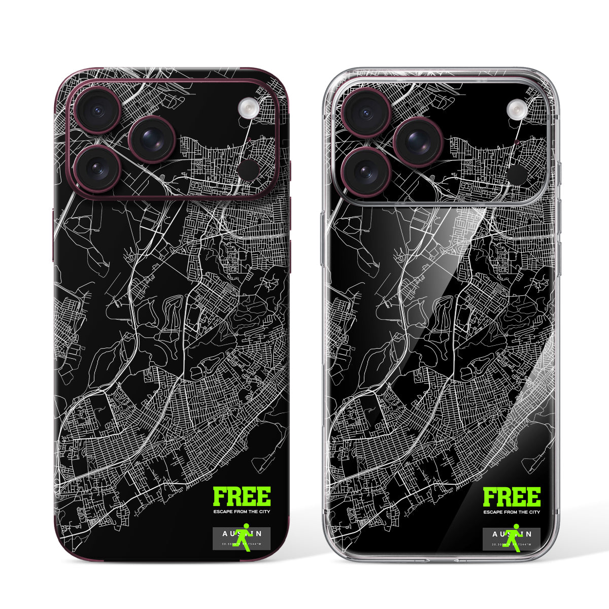 
Phone Skin for iPhone 18 Pro Max Burgundy — Design 93
