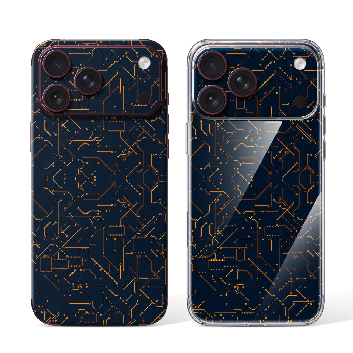 
Phone Skin for iPhone 18 Pro Max Burgundy — Design 99