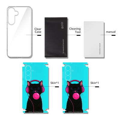 Full-body Phone Skin for Samsung Galaxy S26 — Blue — main 9