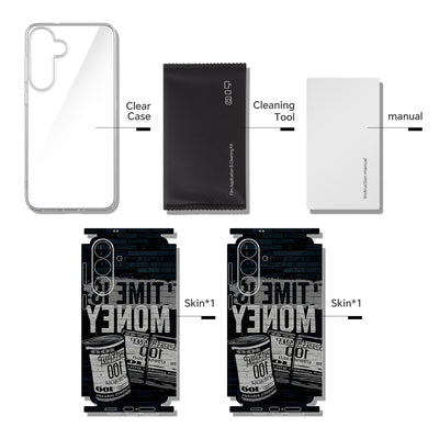 Full-body Phone Skin for Samsung Galaxy S26+ — Black — main 9