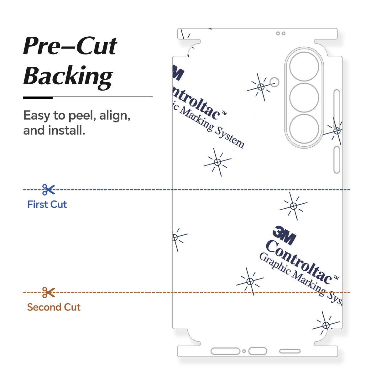 Full-body Phone Skin for Samsung Galaxy S26+ — Blue — main 7