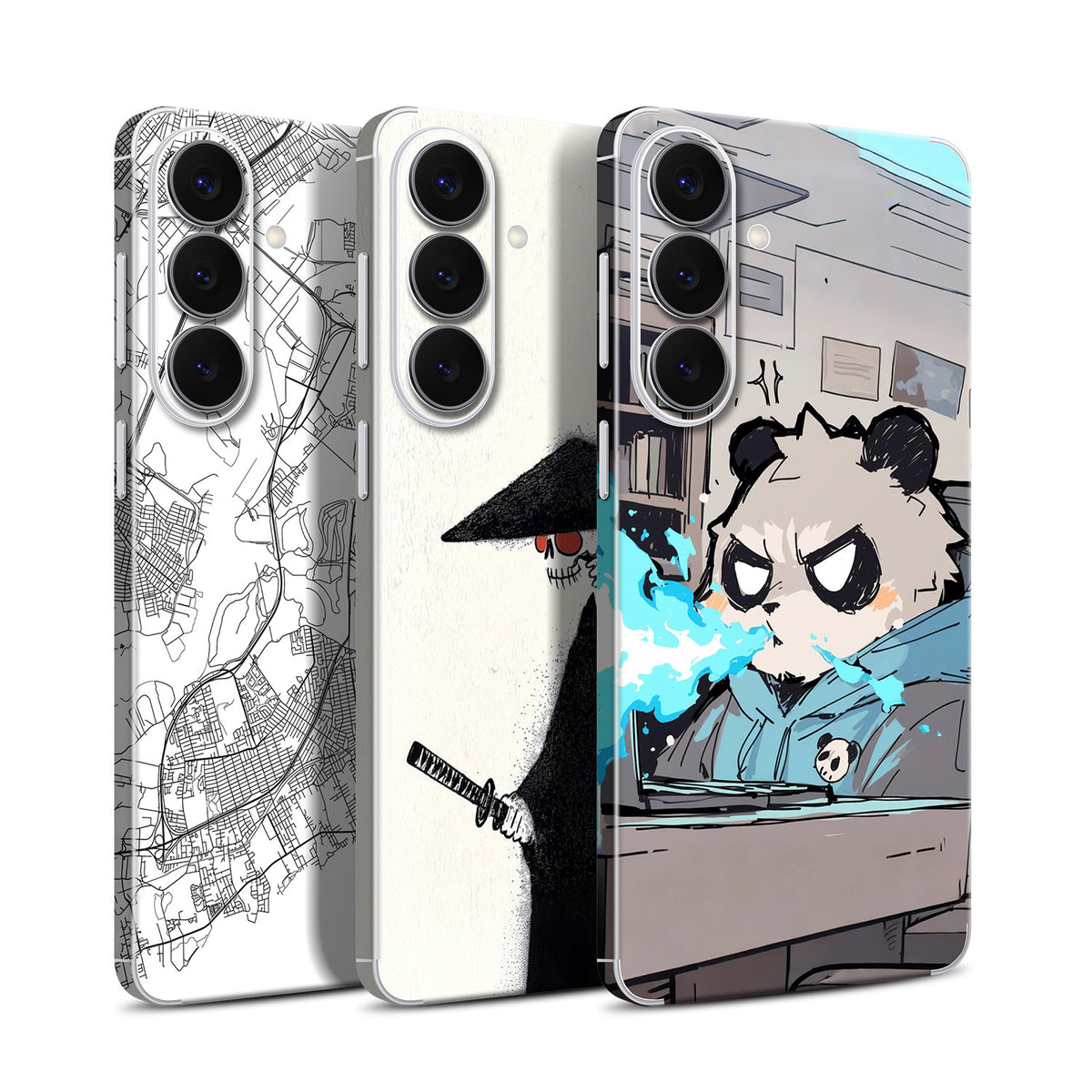 Full-body Phone Skin for Samsung Galaxy S26+ — White — main 1