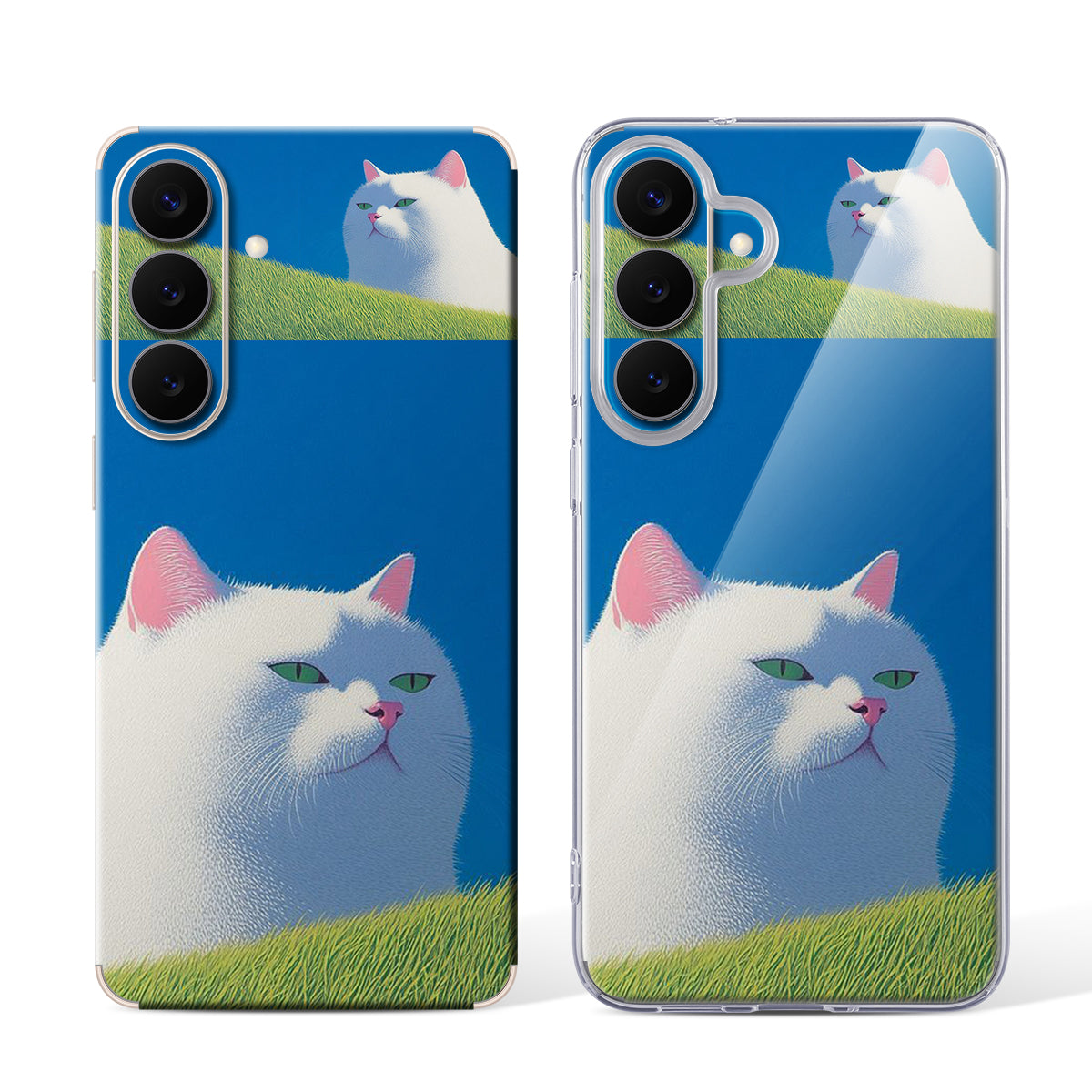 Full-body Phone Skin for Samsung Galaxy S26+ — White — style 3