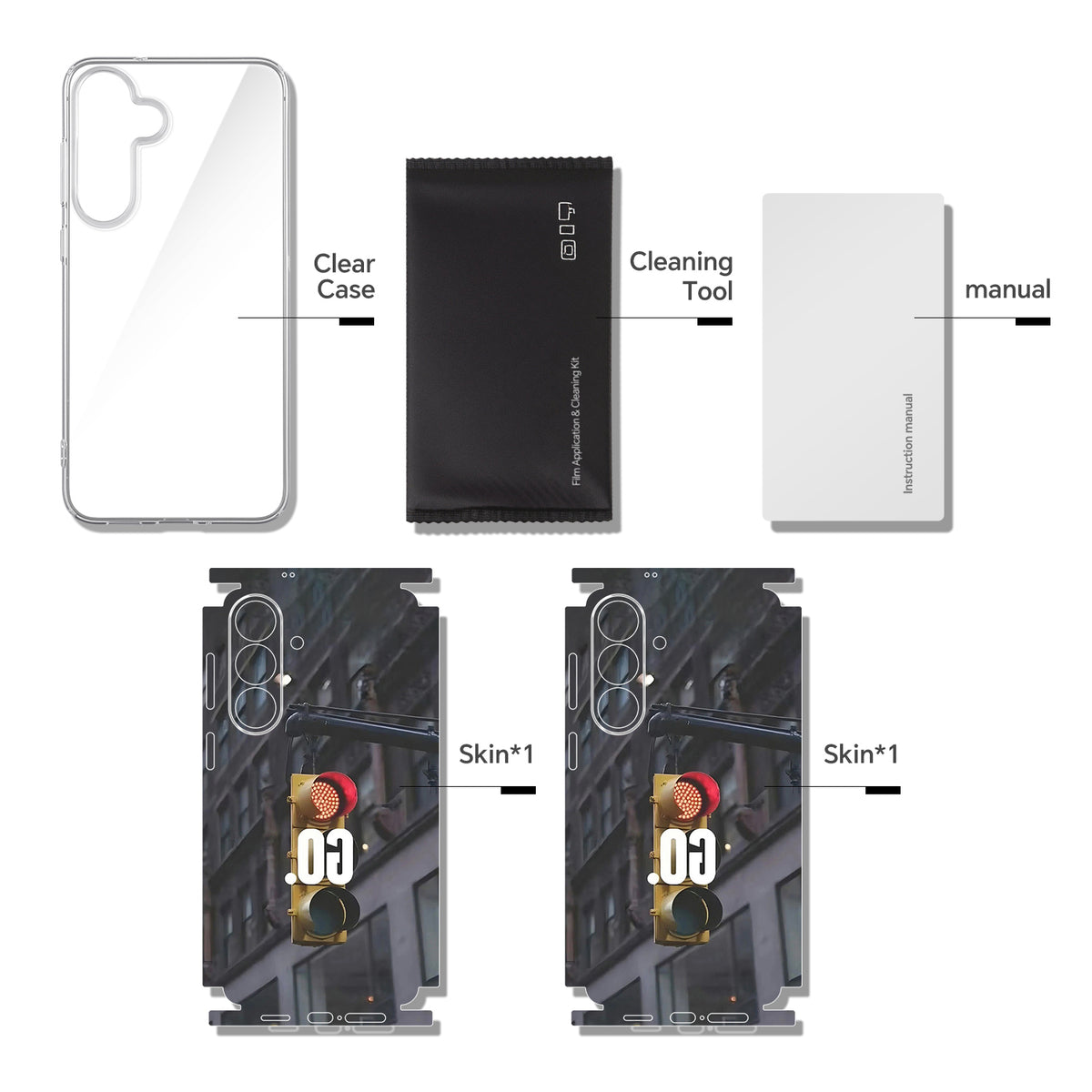 Full-body Phone Skin for Samsung Galaxy S26 — Silver — main 9