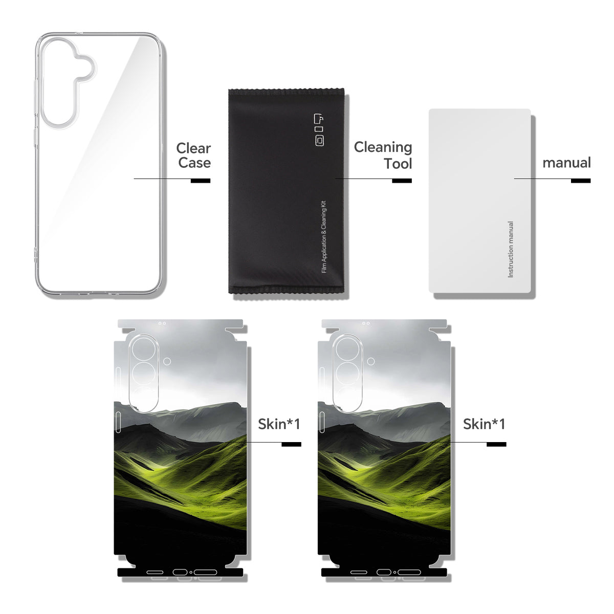 Full-body Phone Skin for Samsung Galaxy S26 — White — main 9
