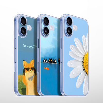 STICKSOO Camera Skin Kit for iPhone 17 Mist Blue - product image 1