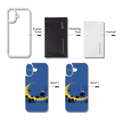 STICKSOO Camera Skin Kit for iPhone 17 Mist Blue - product image 6