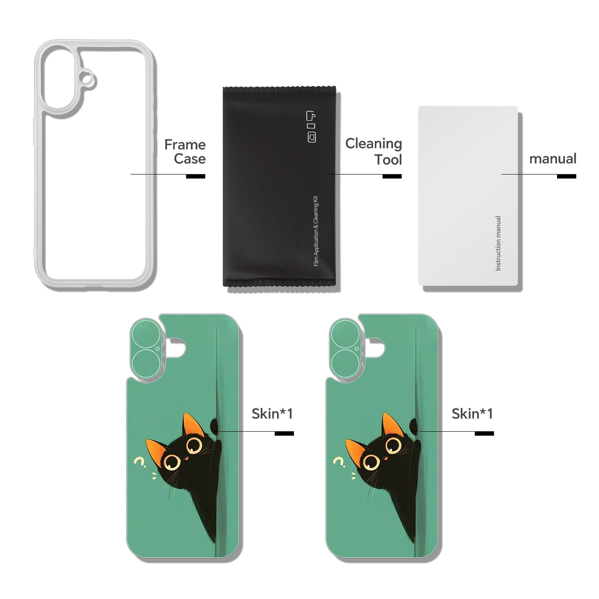 STICKSOO Camera Skin Kit for iPhone 17 Sage - product image 6