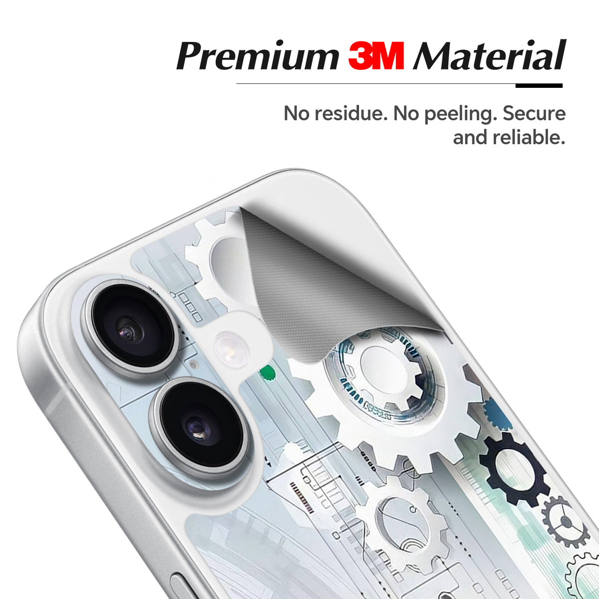 STICKSOO Camera Skin Kit for iPhone 17 White - product image 2