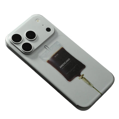 STICKSOO full-body Phone Skin, real photo on Silver iPhone 17 Pro, white-background view 1; alternate-colour example for this product